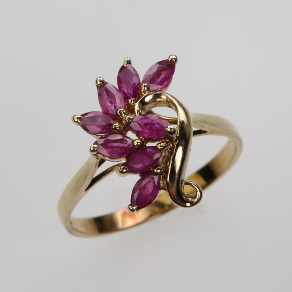 14 Karat Gold Ruby Ring