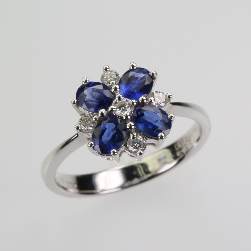 14 Karat Gold Sapphire Ring