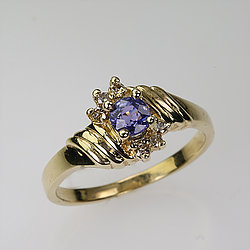 14 Karat Gold Tanzanite Ring