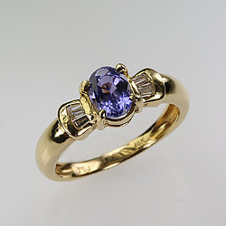 14 Karat Gold Tanzanite Ring