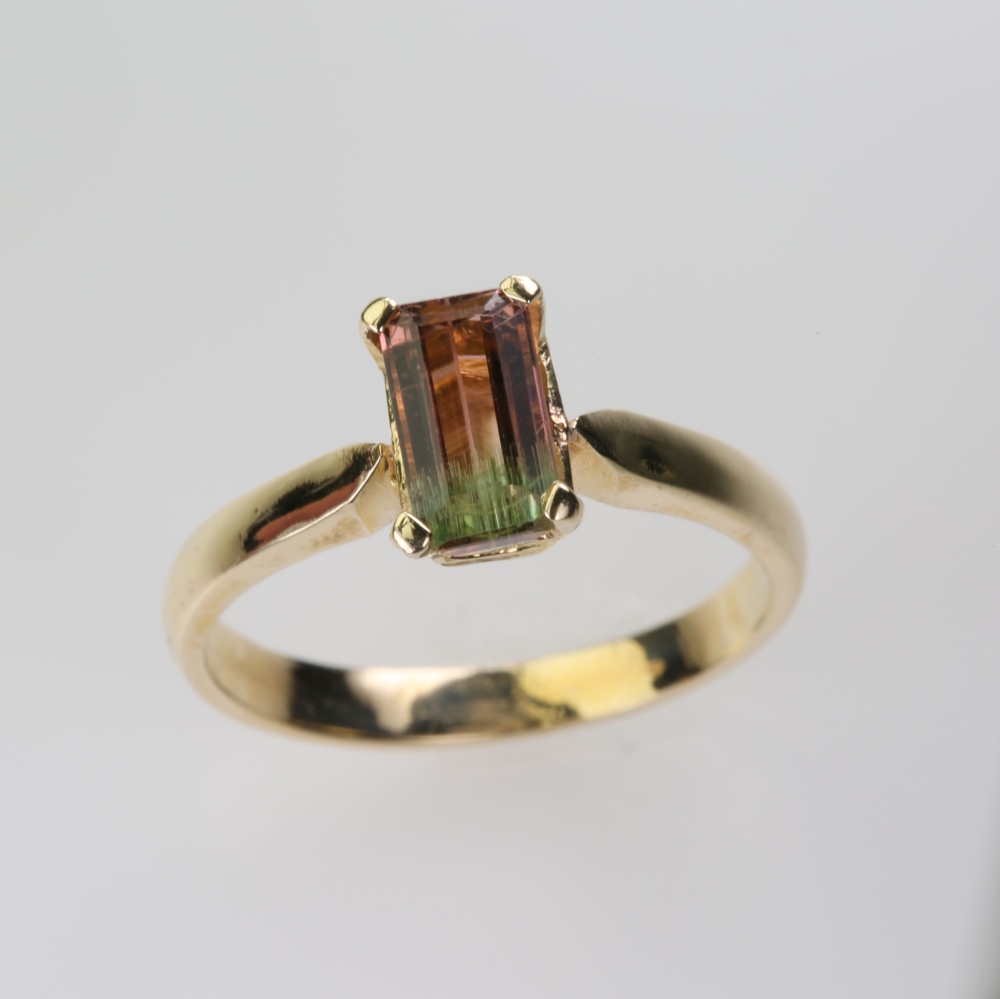 14 Karat Gold Multi-Gem Ring
