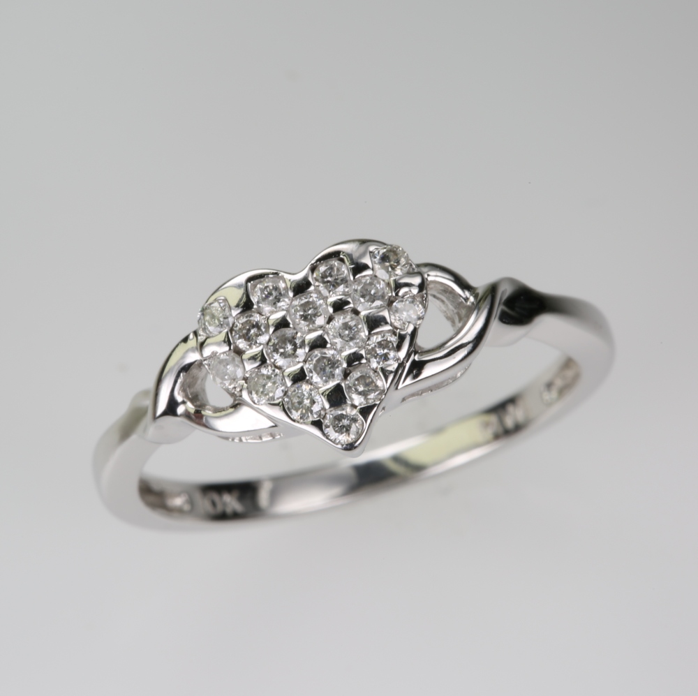 14 Karat Gold Diamond Ring