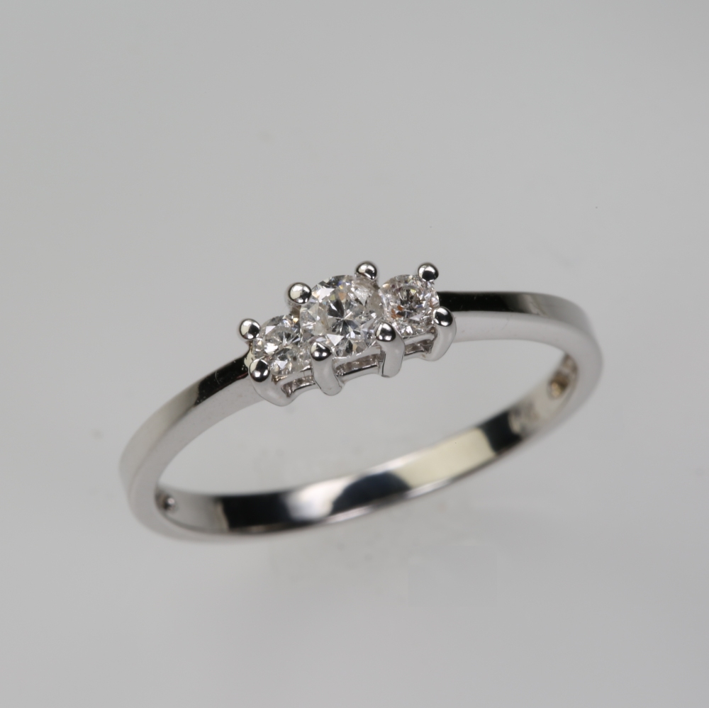 14 Karat Gold Diamond Ring