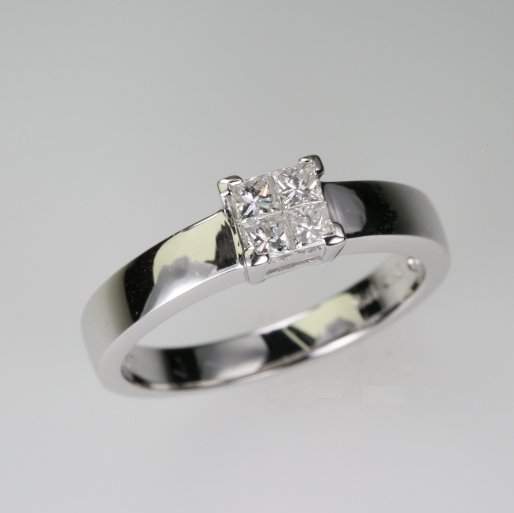 14 Karat Gold Diamond Ring
