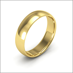 Solid 14 Karat Wedding Band Gold Ring