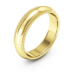 Solid 14 Karat Wedding Band Gold Ring
