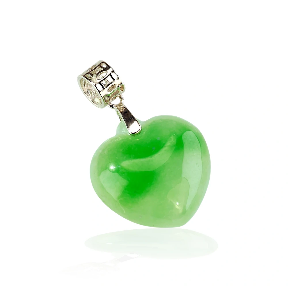 Green Heart Jadeite Jade Pendant – 50% Off