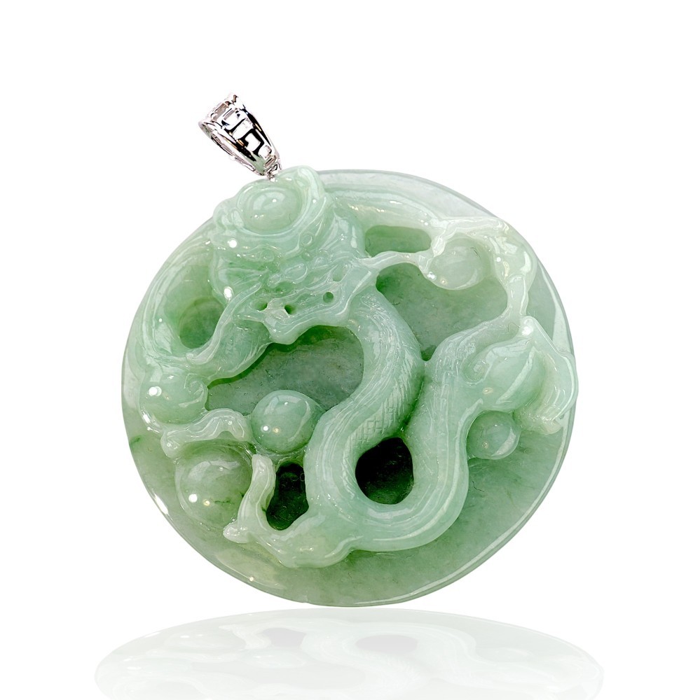 Masterpiece Jade Pendant 60  Type A Jadeite · Certified