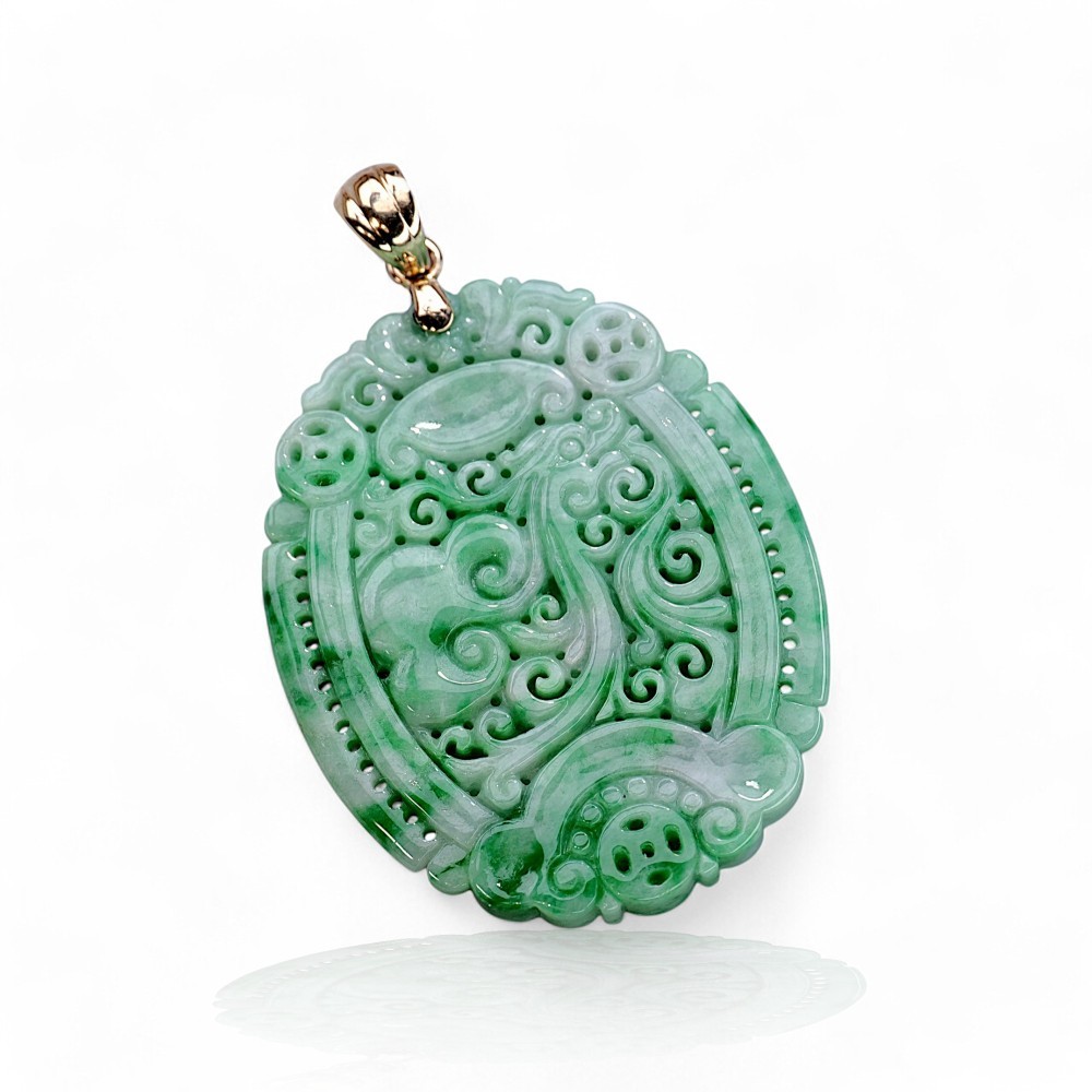 Masterpiece Jade Pendant 01   Type A Jadeite · Certified