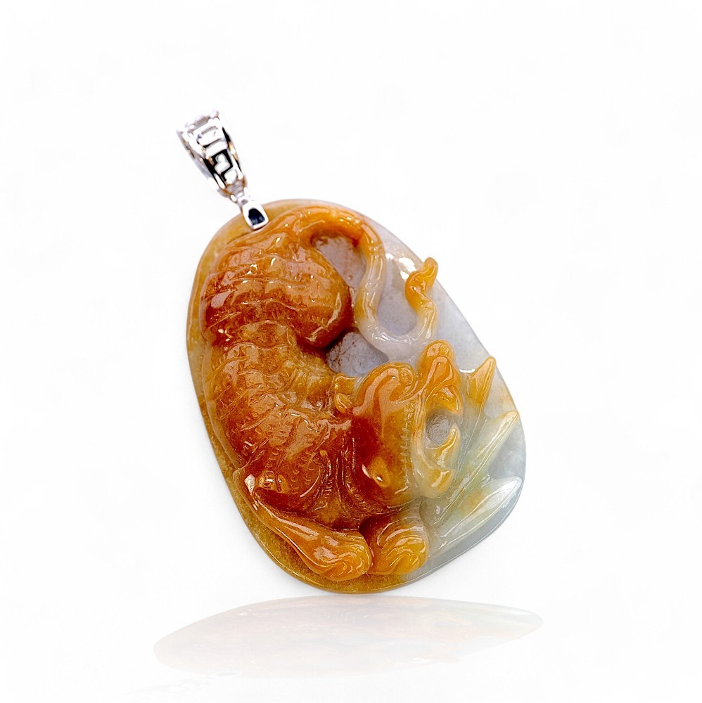 Masterpiece Jade Pendant 12   Type A Jadeite · Certified