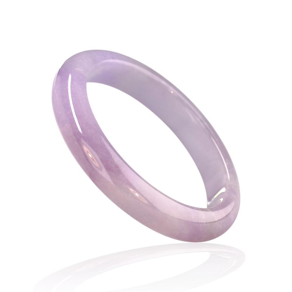 75% OFF, Lavender Jade Bangle, 58mm Inner Diameter, S84