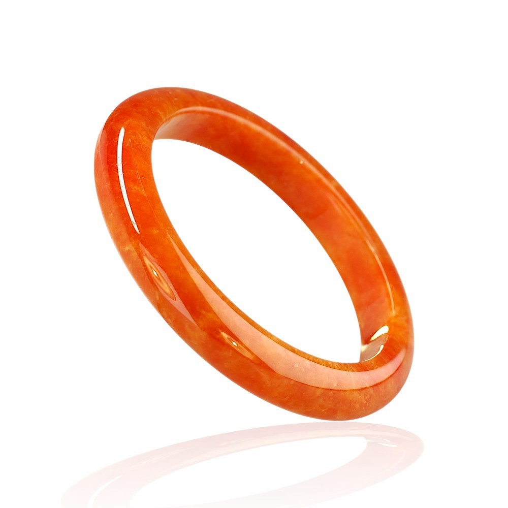 75% OFF, Yellow Jade Bangle, 57mm Inner Diameter, S81