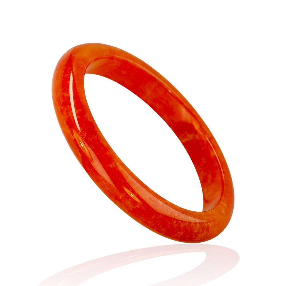 75% OFF, Brown Jade Bangle, 59mm Inner Diameter, S94