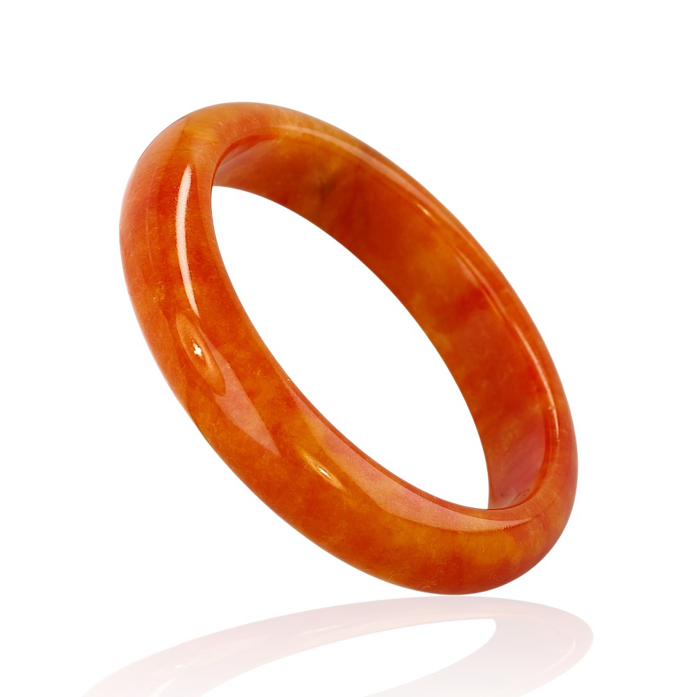 75% OFF, Brown Jade Bangle, 59mm Inner Diameter, S96