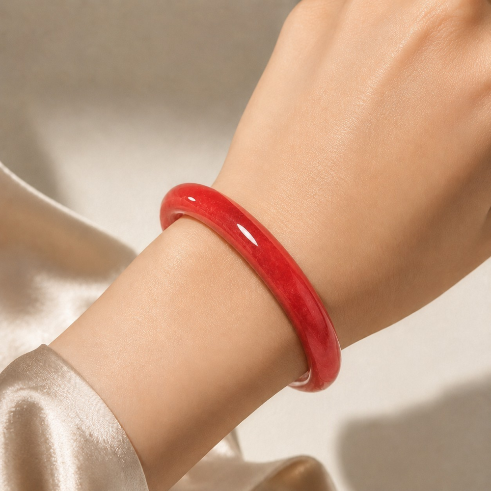 75% OFF, Brown Jade Bangle, 59mm Inner Diameter, S94