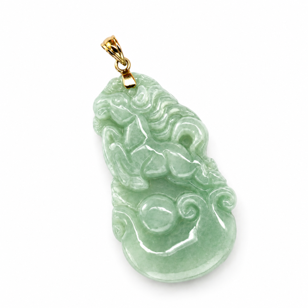 Zodiac Jade Pendant