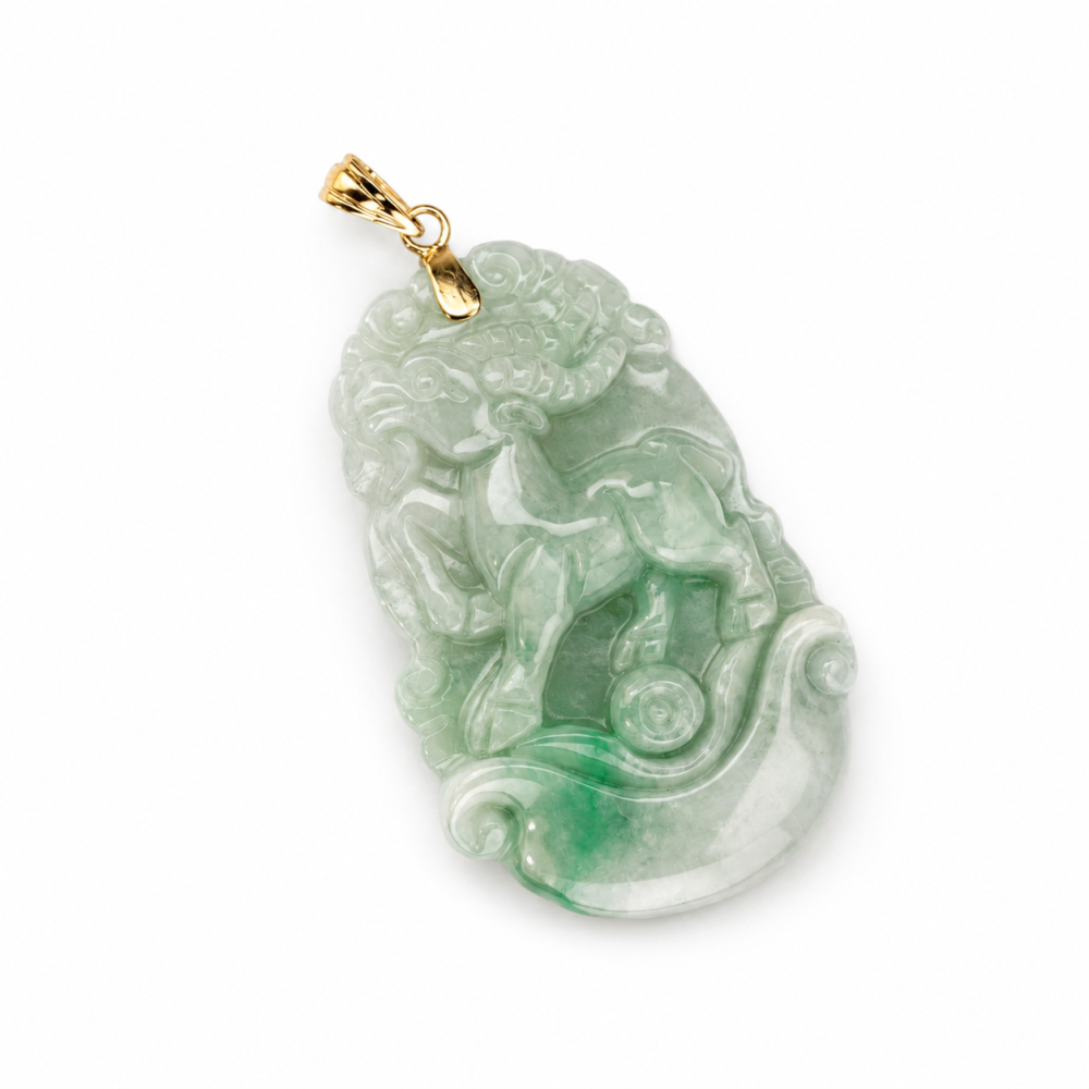 Zodiac Jade Pendant