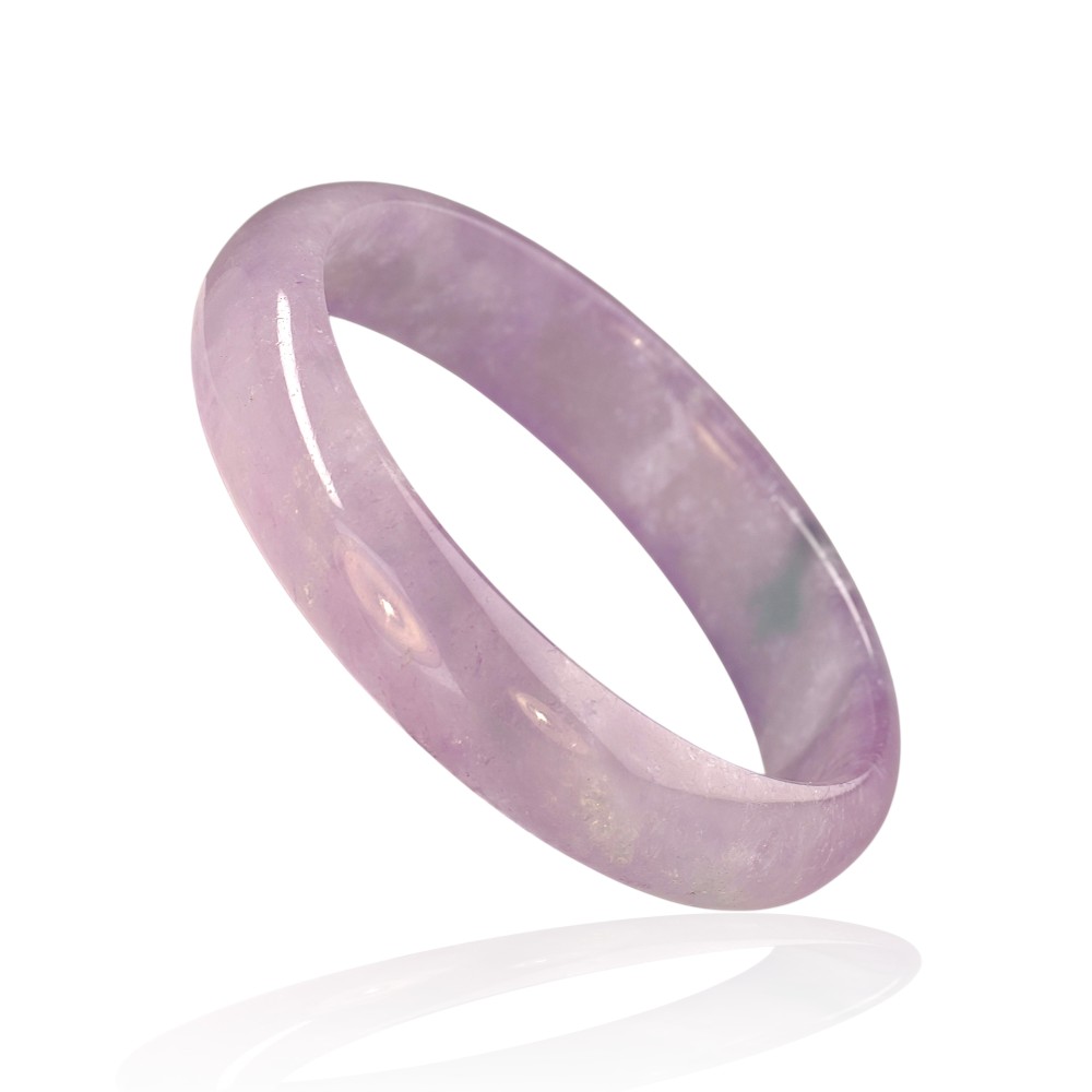75% OFF, Lavender Jade Bangle, 59mm Inner Diameter, S115