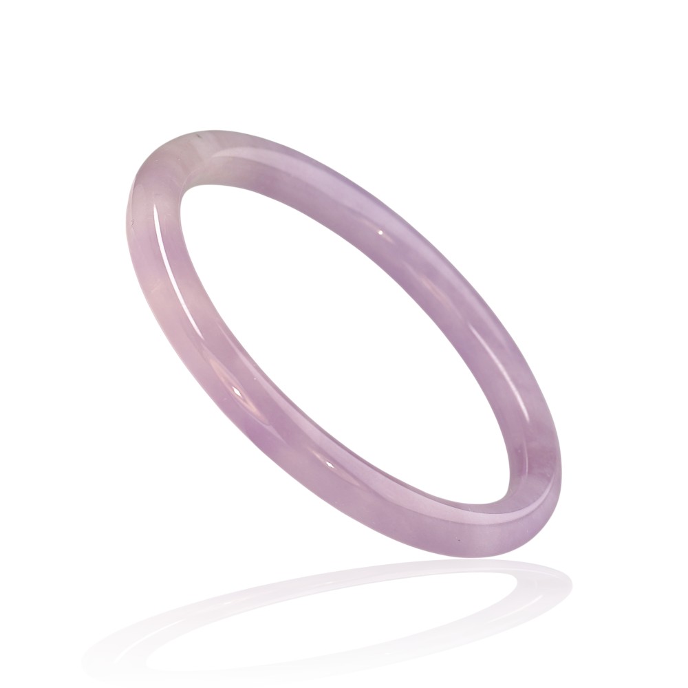 75% OFF, Lavender Jade Bangle, 59mm Inner Diameter, S112