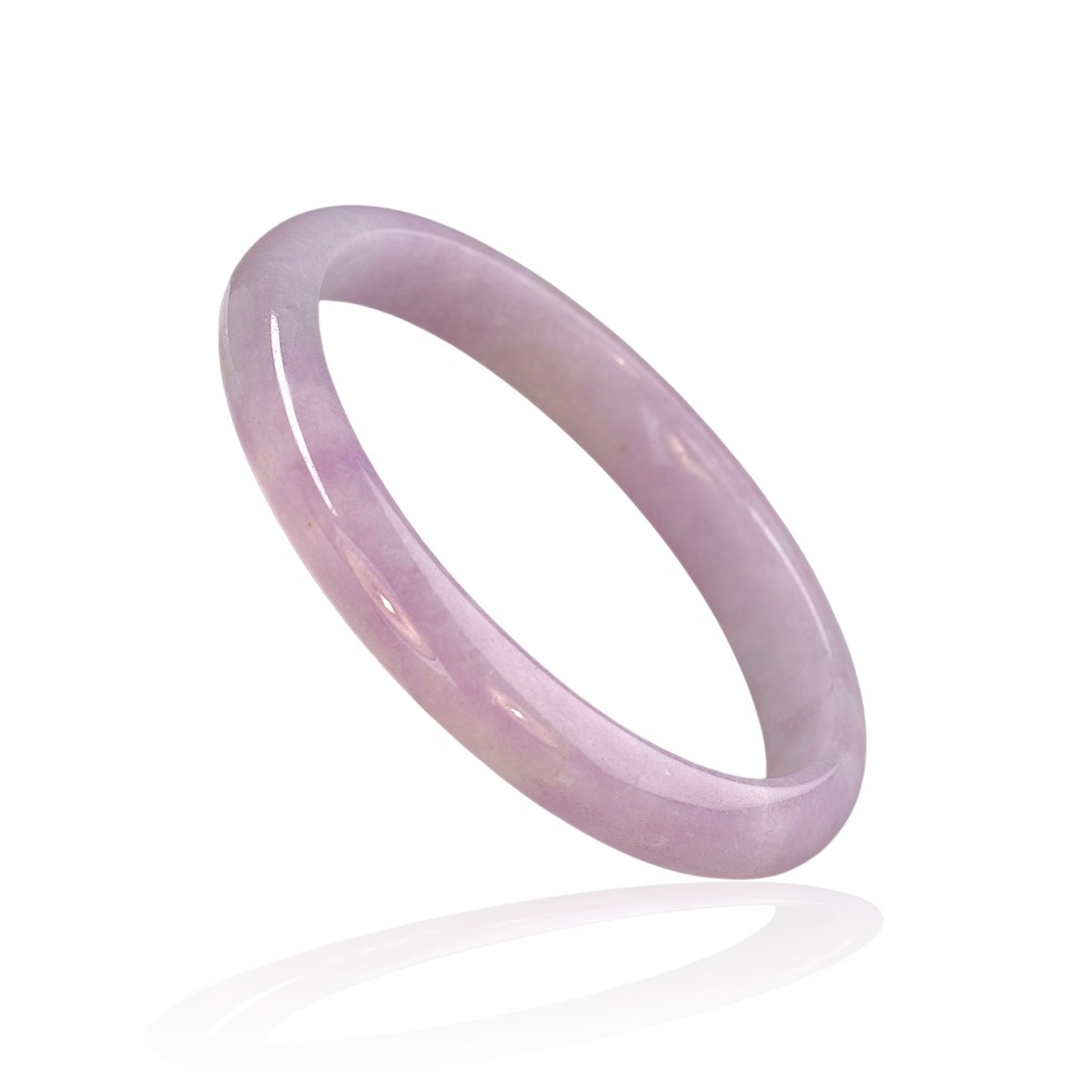 75% OFF, Lavender Jade Bangle, 60mm Inner Diameter, S83