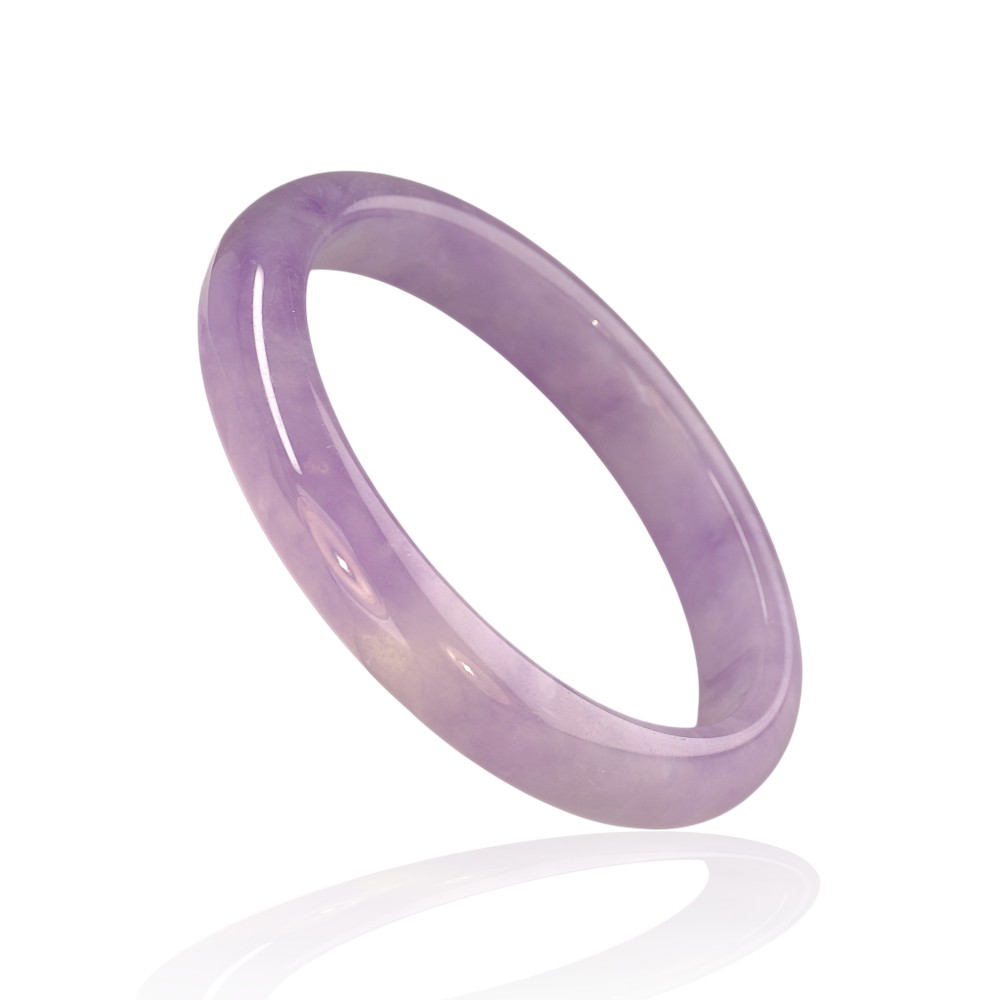75% OFF, Lavender Jade Bangle, 59mm Inner Diameter, S113