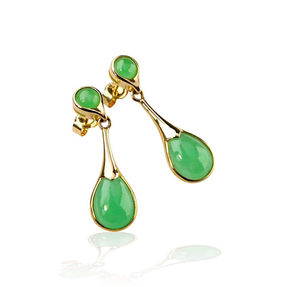 Dangling Jade Earrings 03
