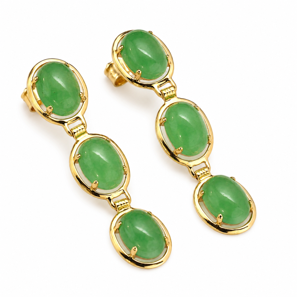 Dangling Jade Earrings 35
