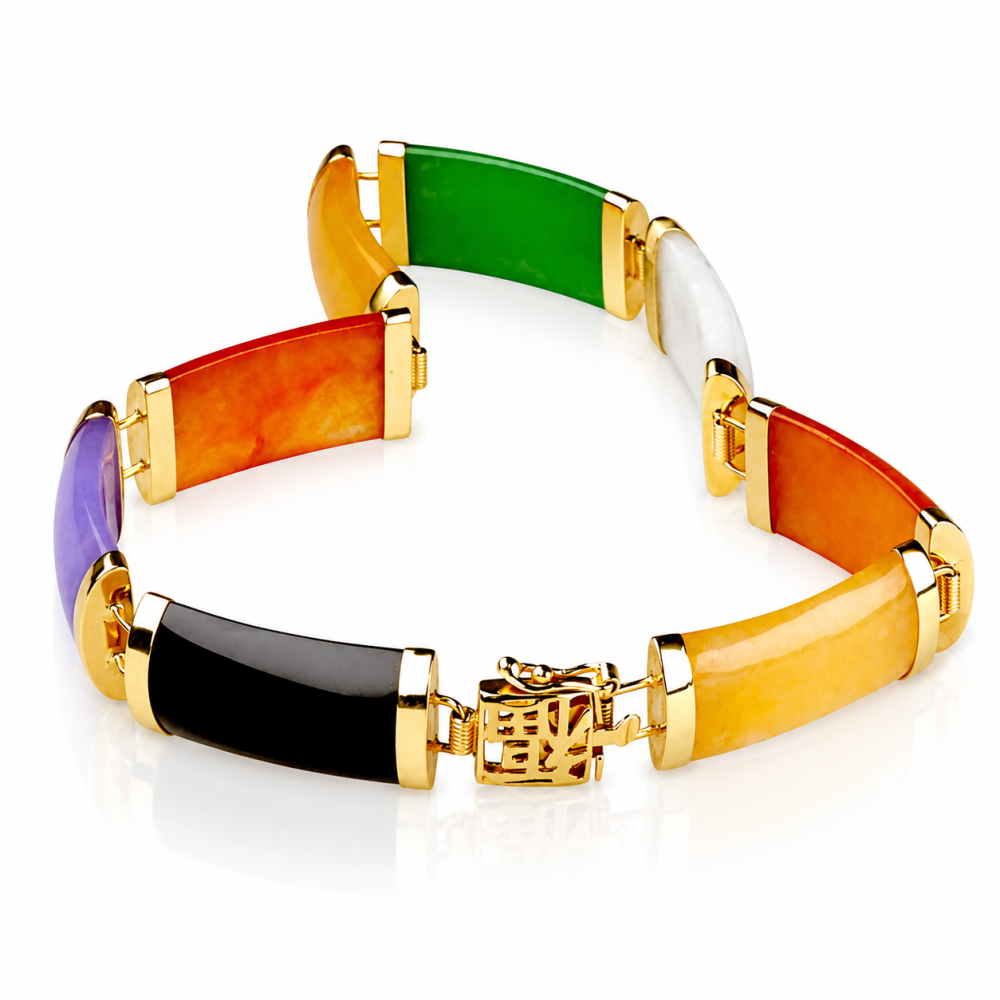 Multi-Color Jade Bracelet 24