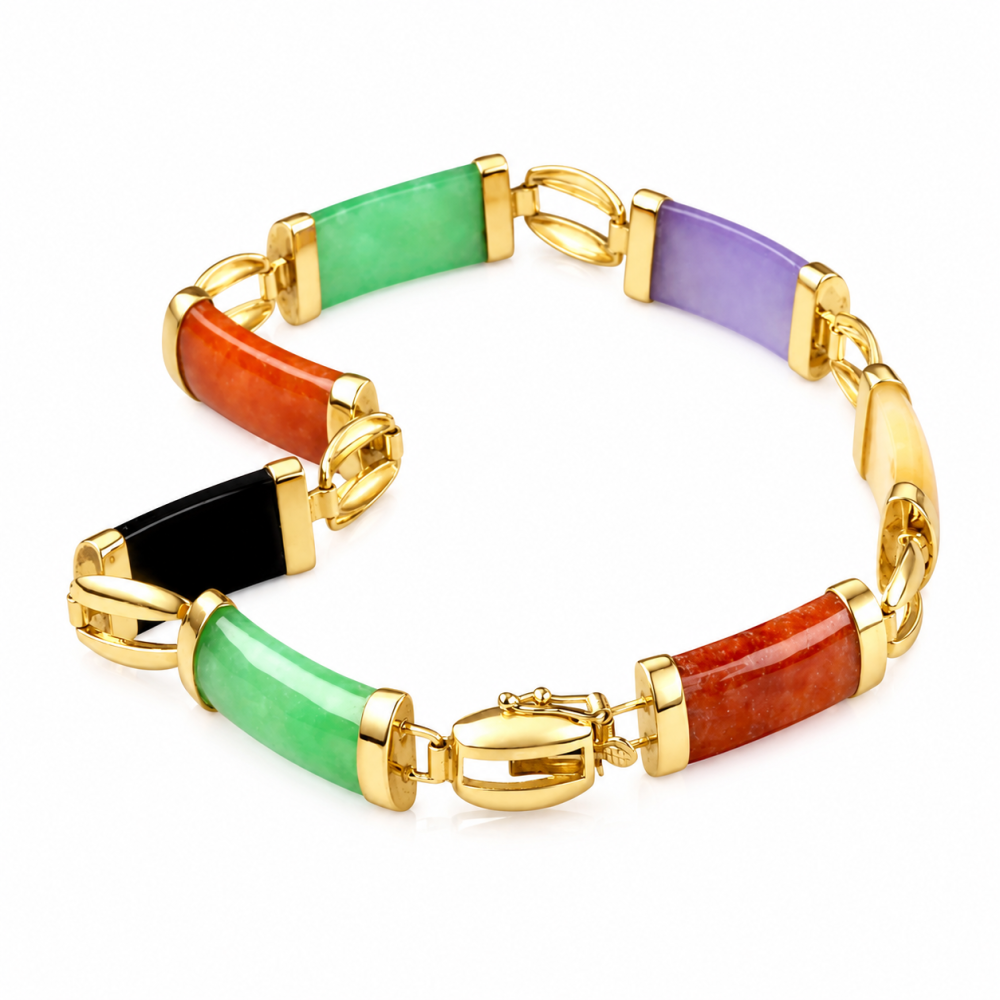 Multi-Color Jade Bracelet 29