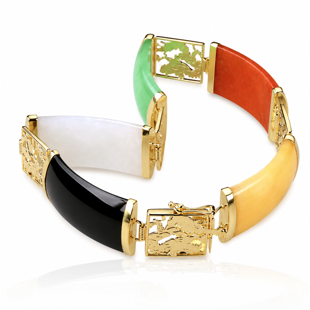 Multi-Color Jade Bracelet 21