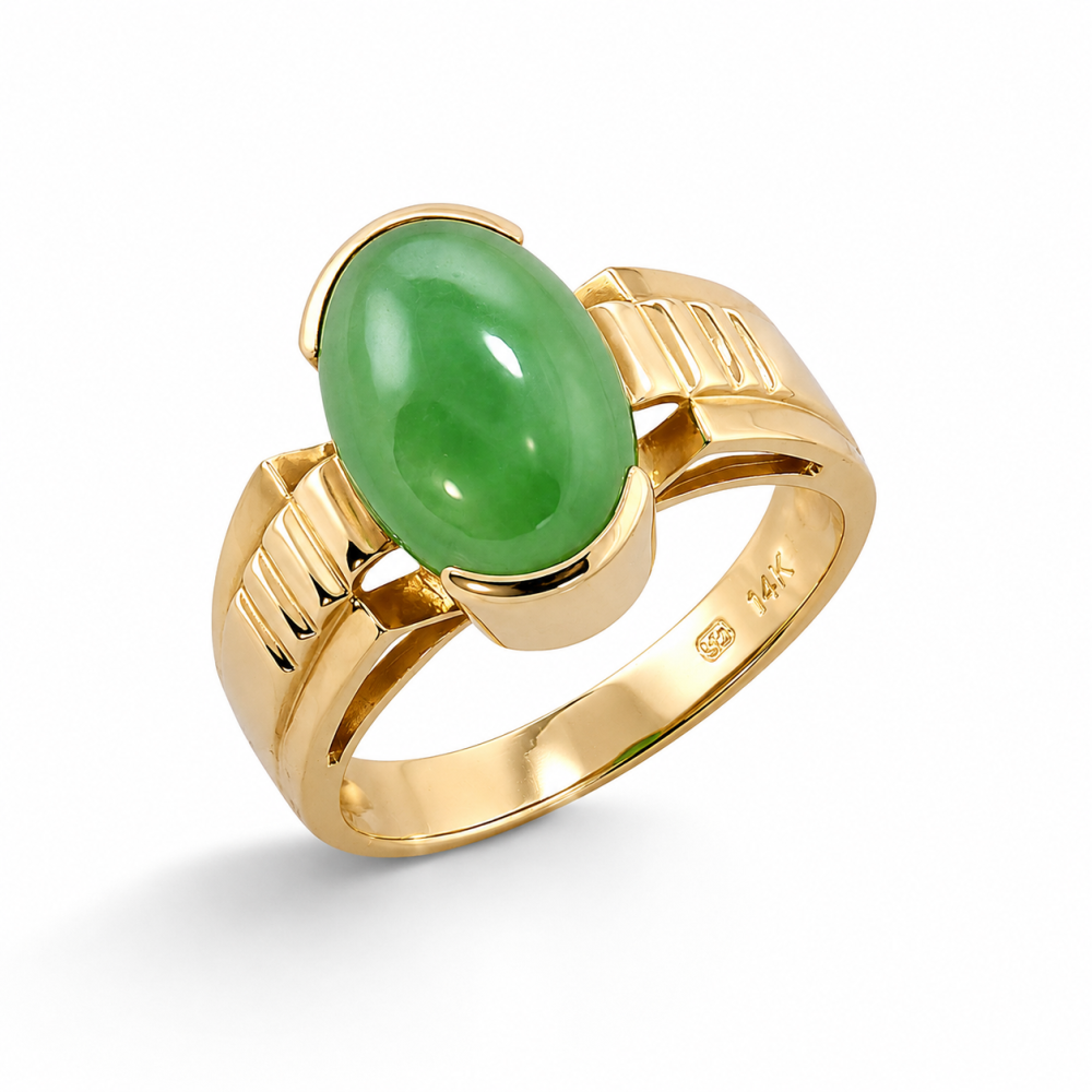 Green Jade Ring 008