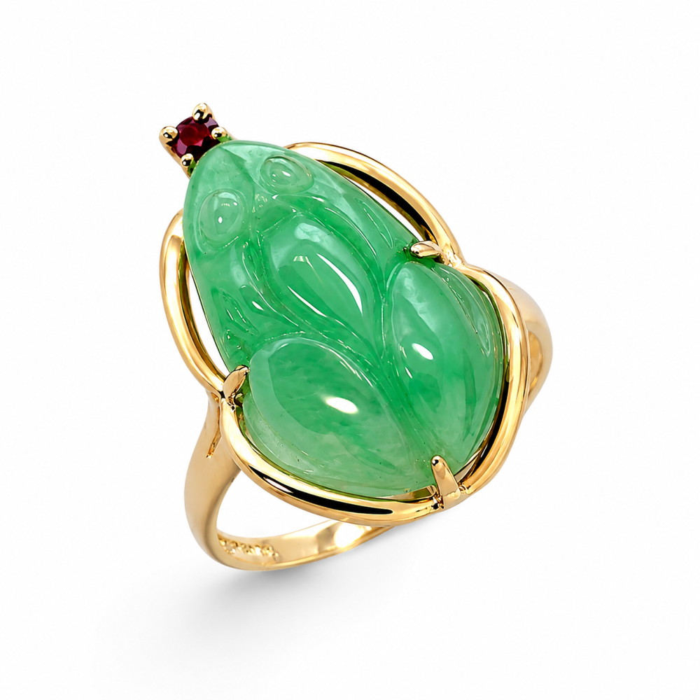 Green Jade Ring 083