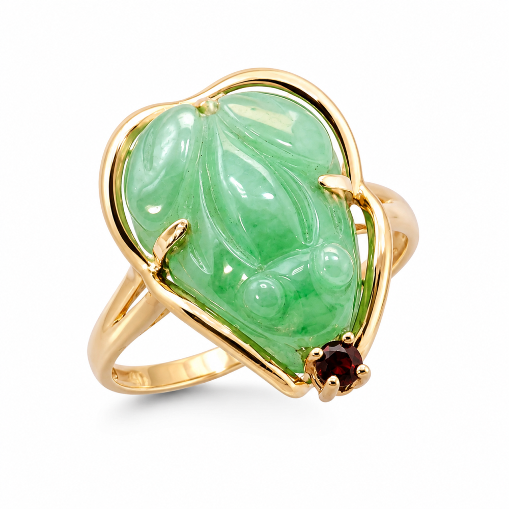 Green Jade Ring 085