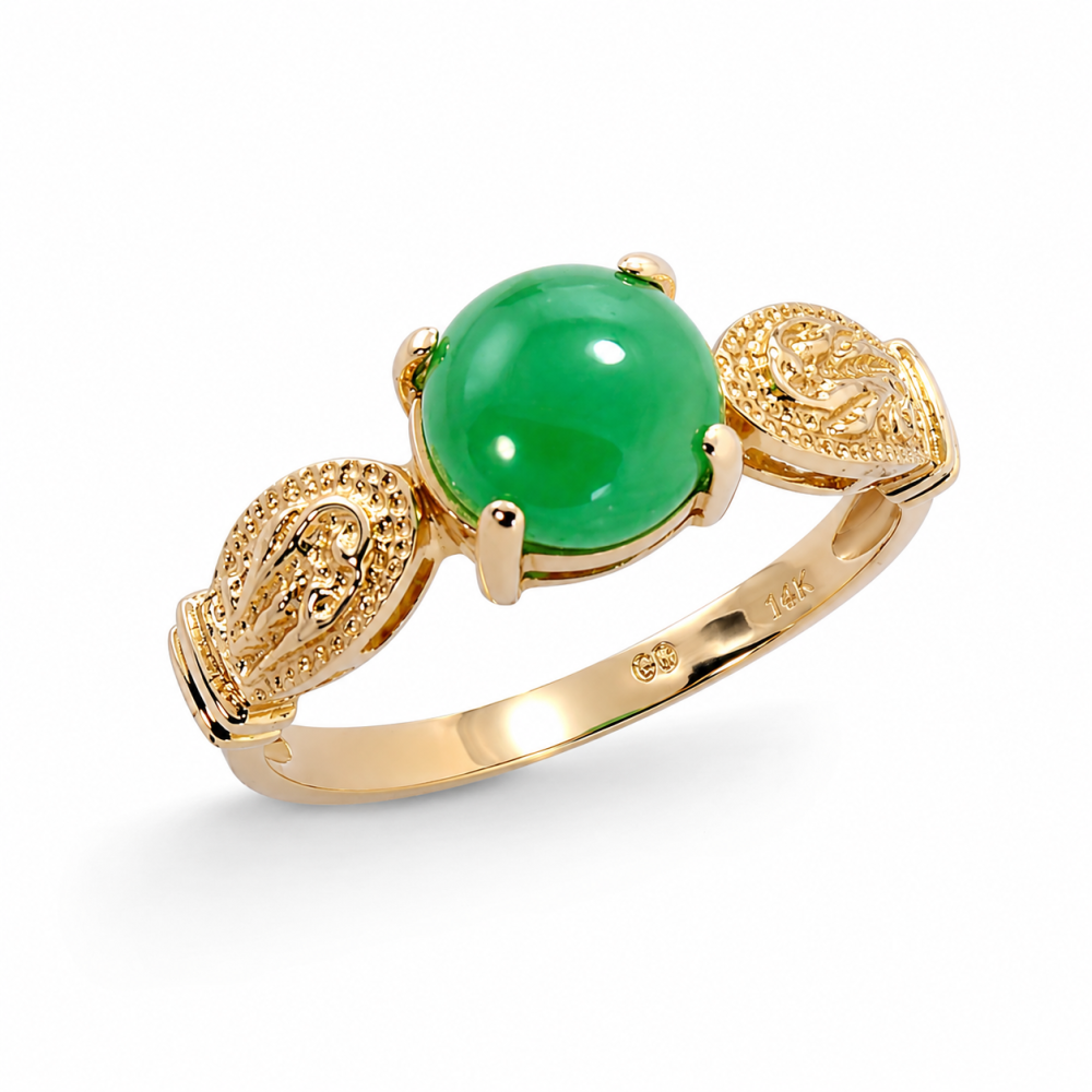 Green Jade Ring 035