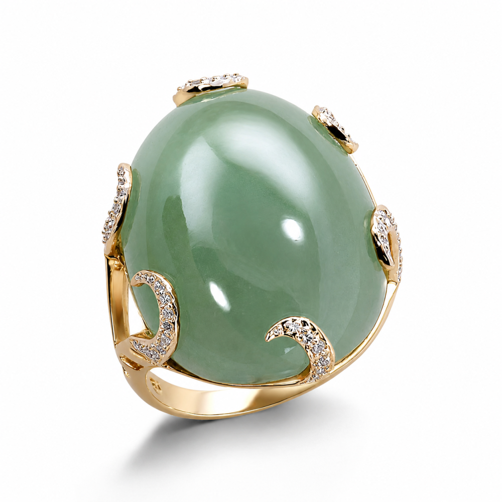 Green Jade Ring 053