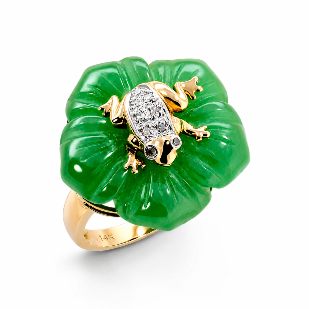 Green Jade Ring 055