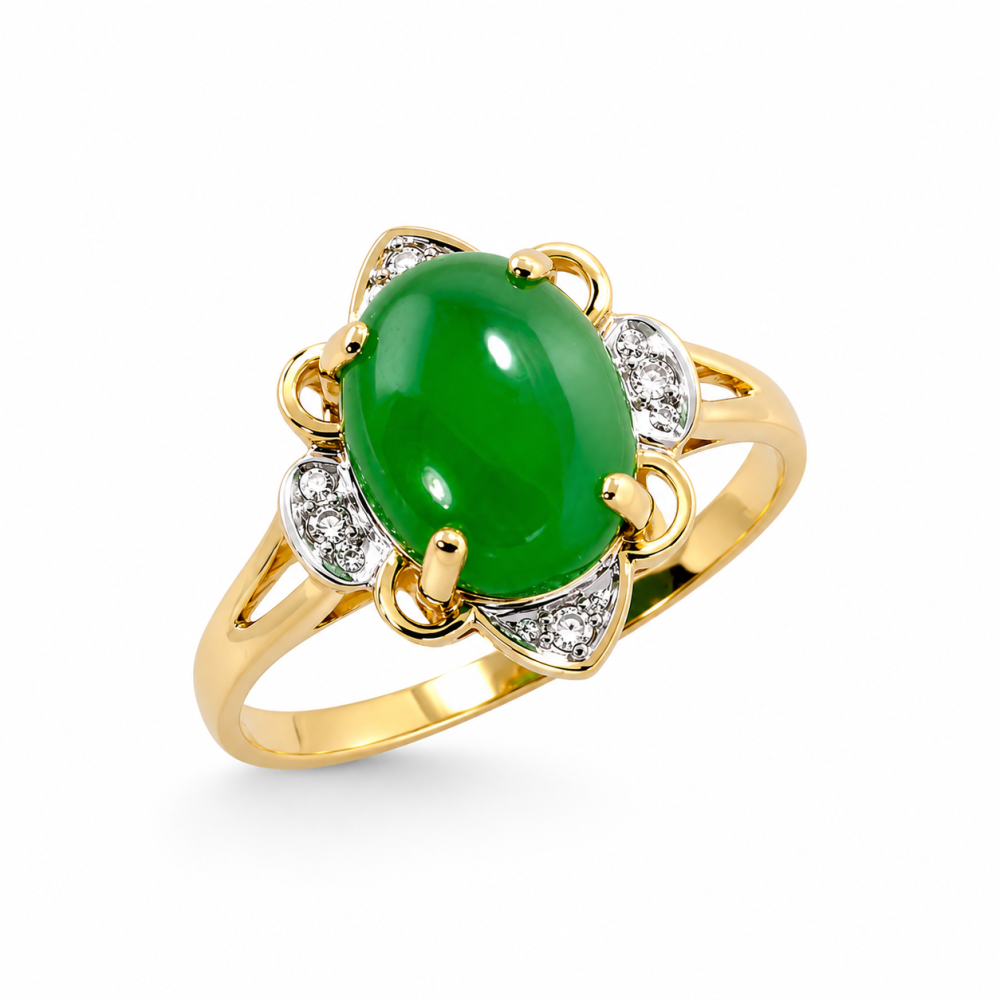 Green Jade Ring 080
