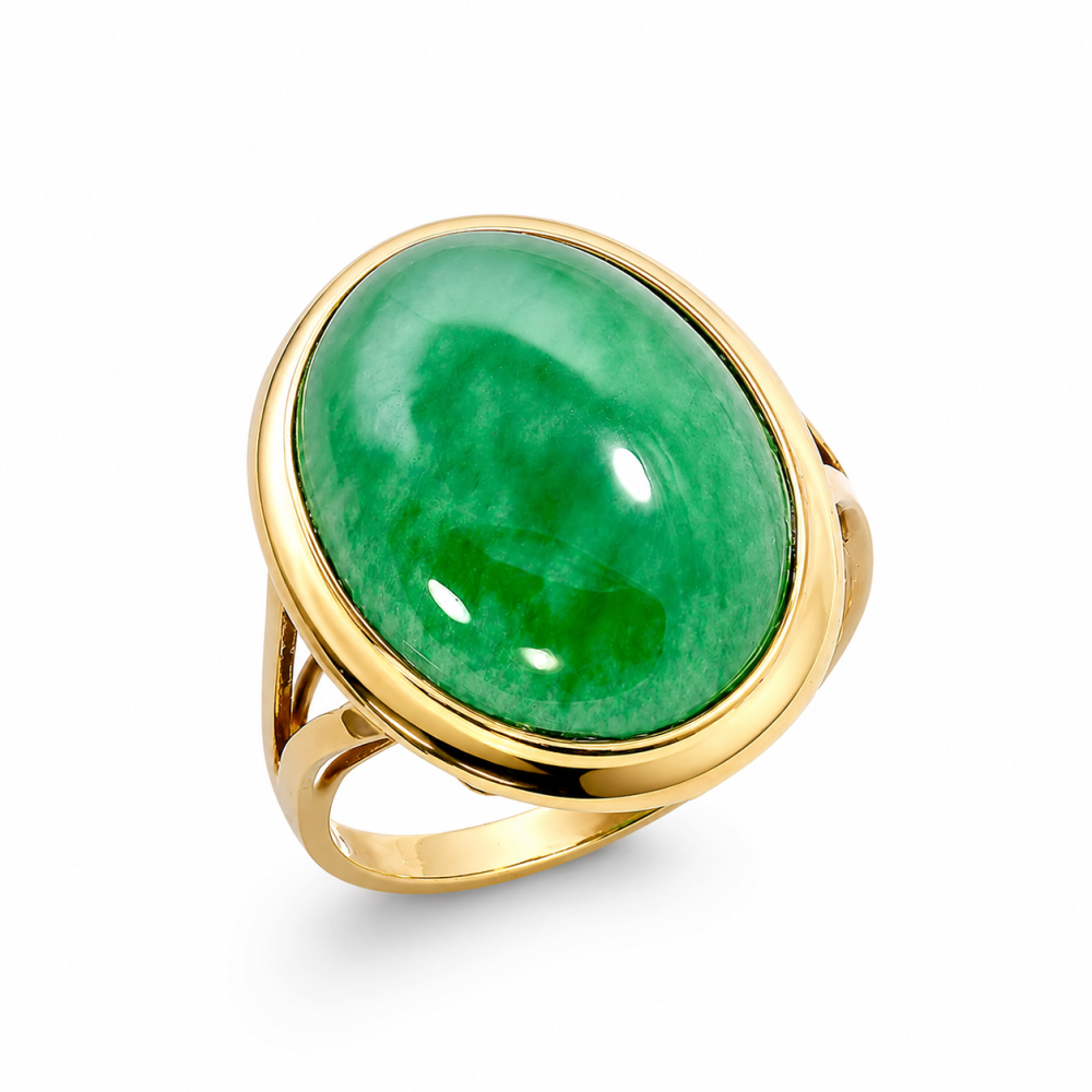 Green Jade Ring 091