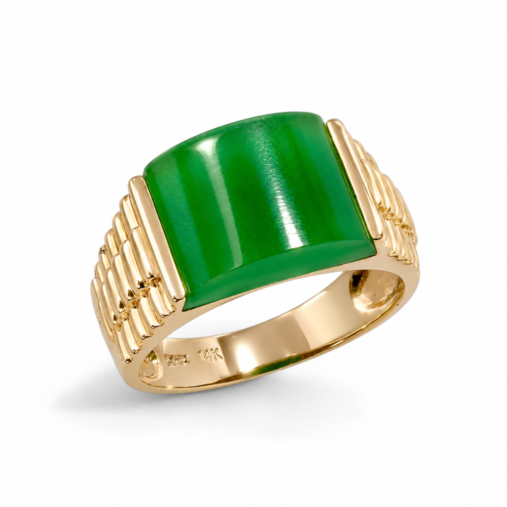 Imperial Green Jade Ring 164