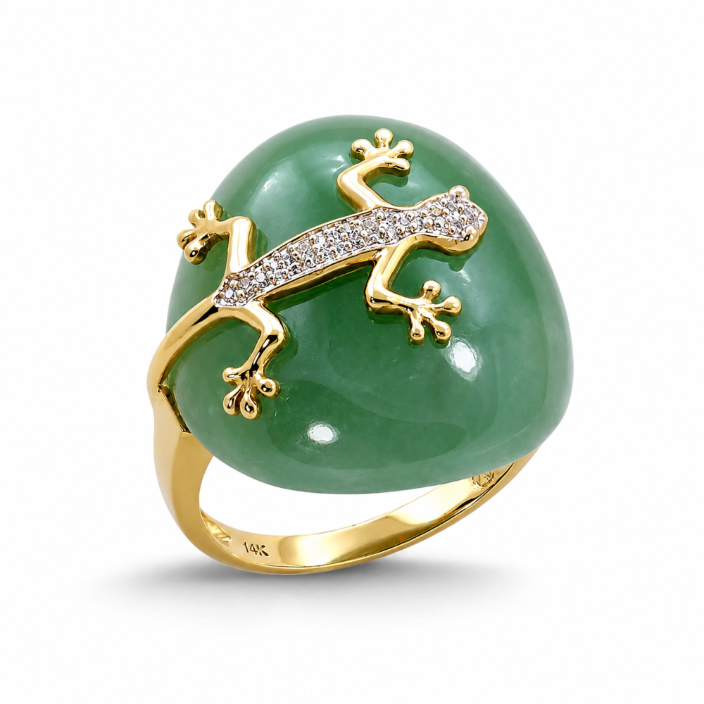 Green Jade Ring 043