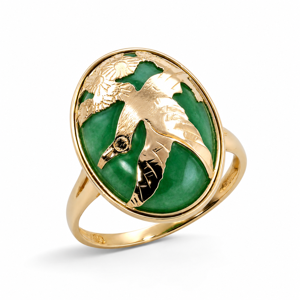 Green Jade Ring 050
