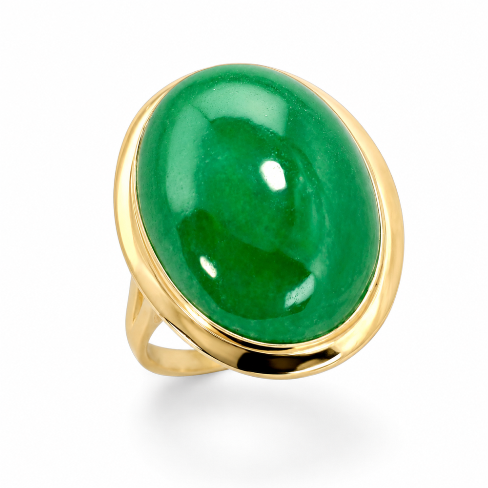 Imperial Green Jade Ring 156