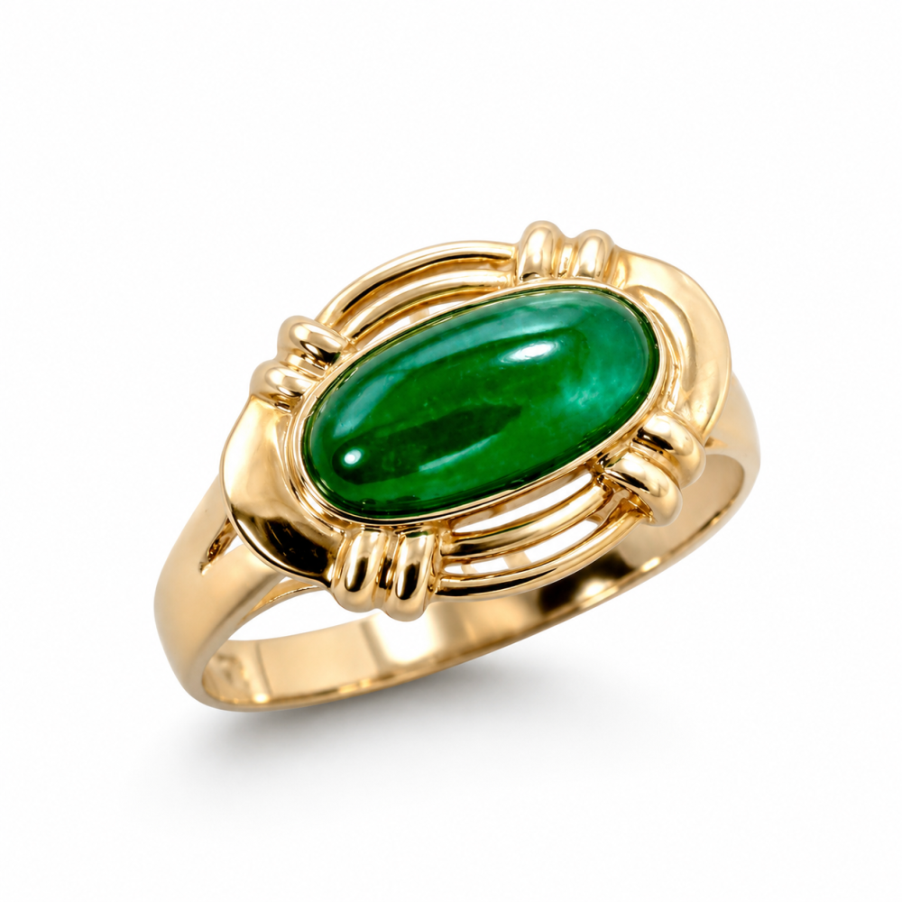Imperial Green Jade Ring 158