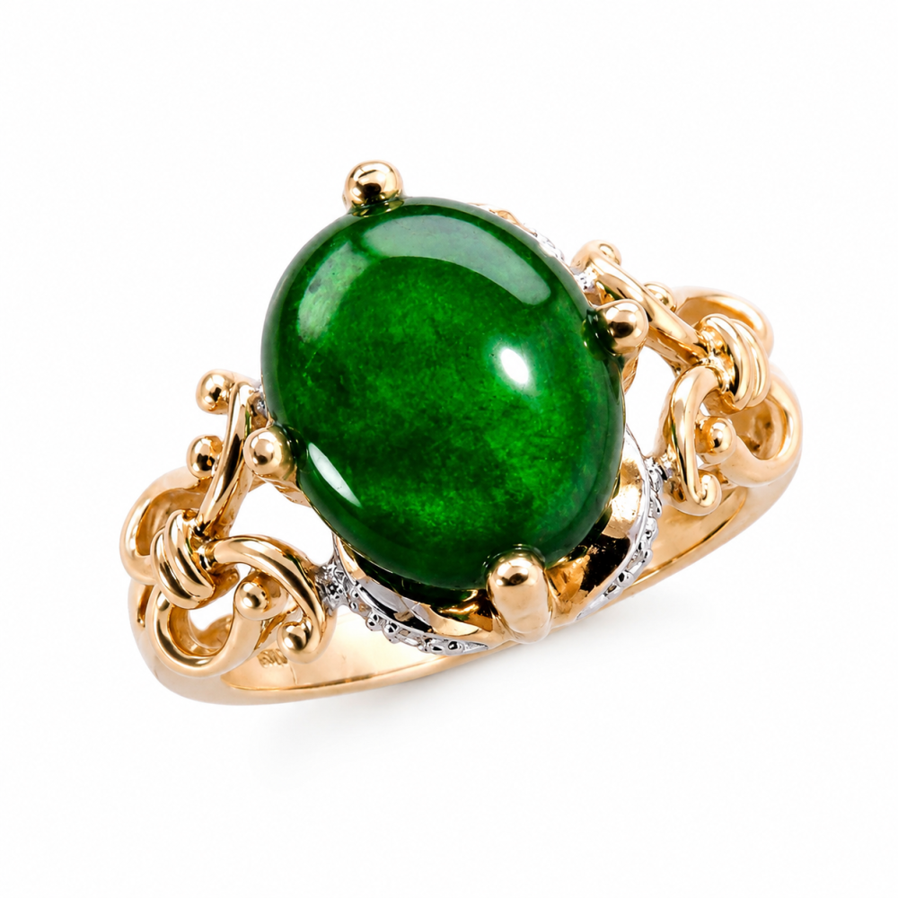 Imperial Green Jade Ring 063