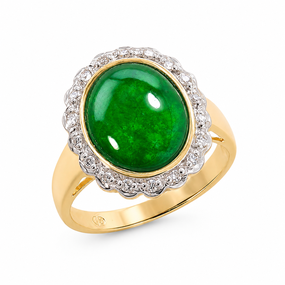 Imperial Green Jade Ring 065