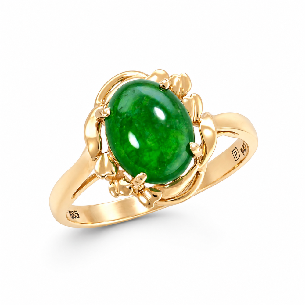 Imperial Green Jade Ring 083