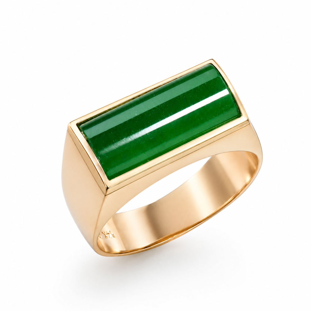 Imperial Green Jade Ring 088