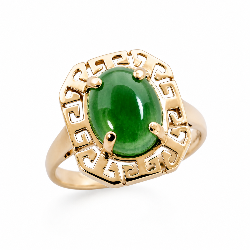 Imperial Green Jade Ring 099