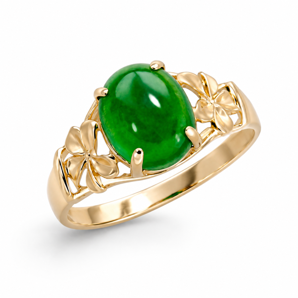 Imperial Green Jade Ring 100