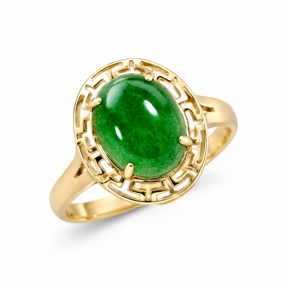 Imperial Green Jade Ring 102